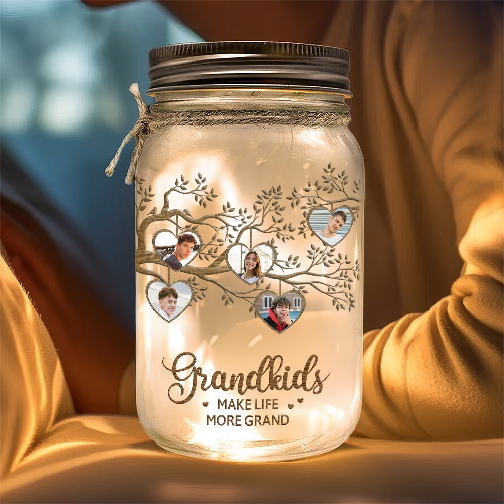 Where Life Begins - Personalized Mason Jar Light