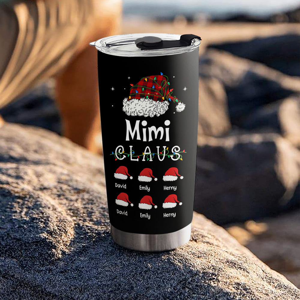 Custom Christmas Birthday Gifts For Grandma • Grandma Claus - Personalized Tumbler