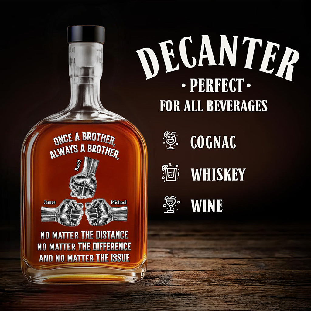 No Matter The Issue - Personalized Spirits Decanter
