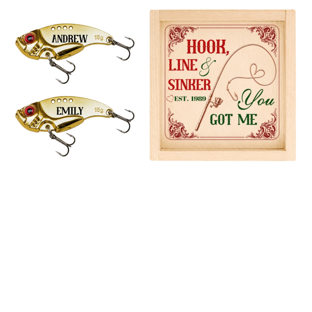Hooked on You Forever - Personalized Fishing Lure
