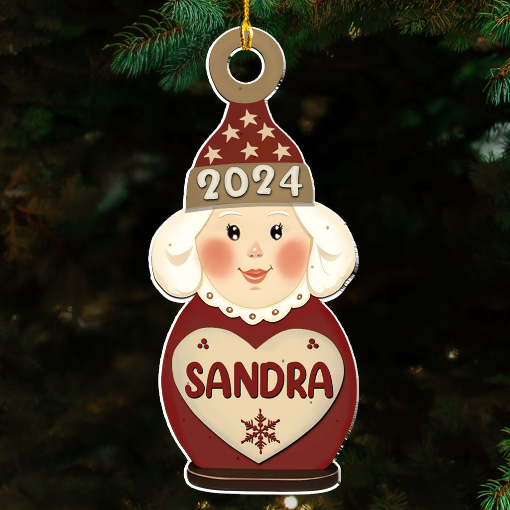 Custom Family Ornament, Christmas Gift for Family Members •  Merry Christmas Name - Personalized Acrylic Ornament