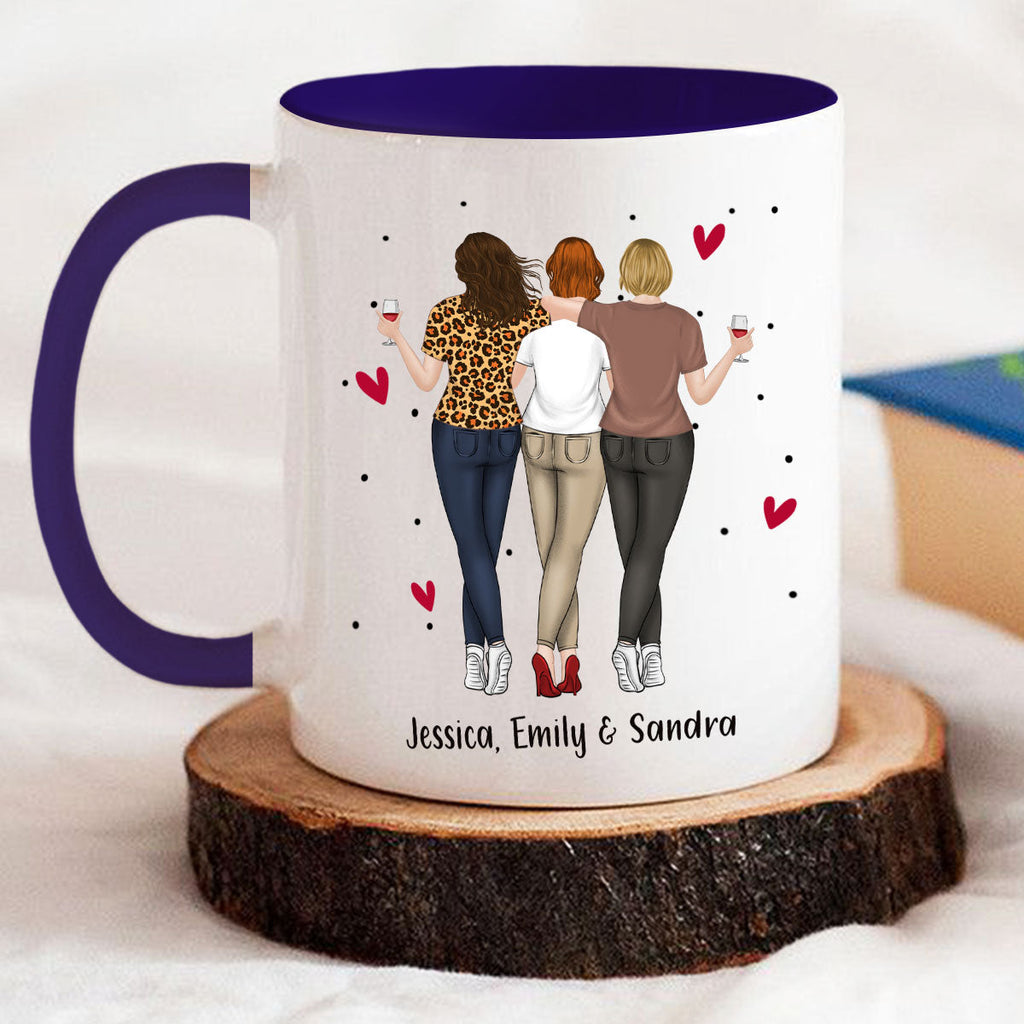 Custom Best Friend, Christmas & Birthday Friendship Keepsake Gift • Take A Bullet For You - Personalized Accent Mug