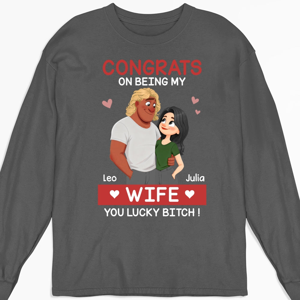 Custom Christmas Anniversary Keepsake Gifts For Wife • Together Through Forever - Personalized Shirt