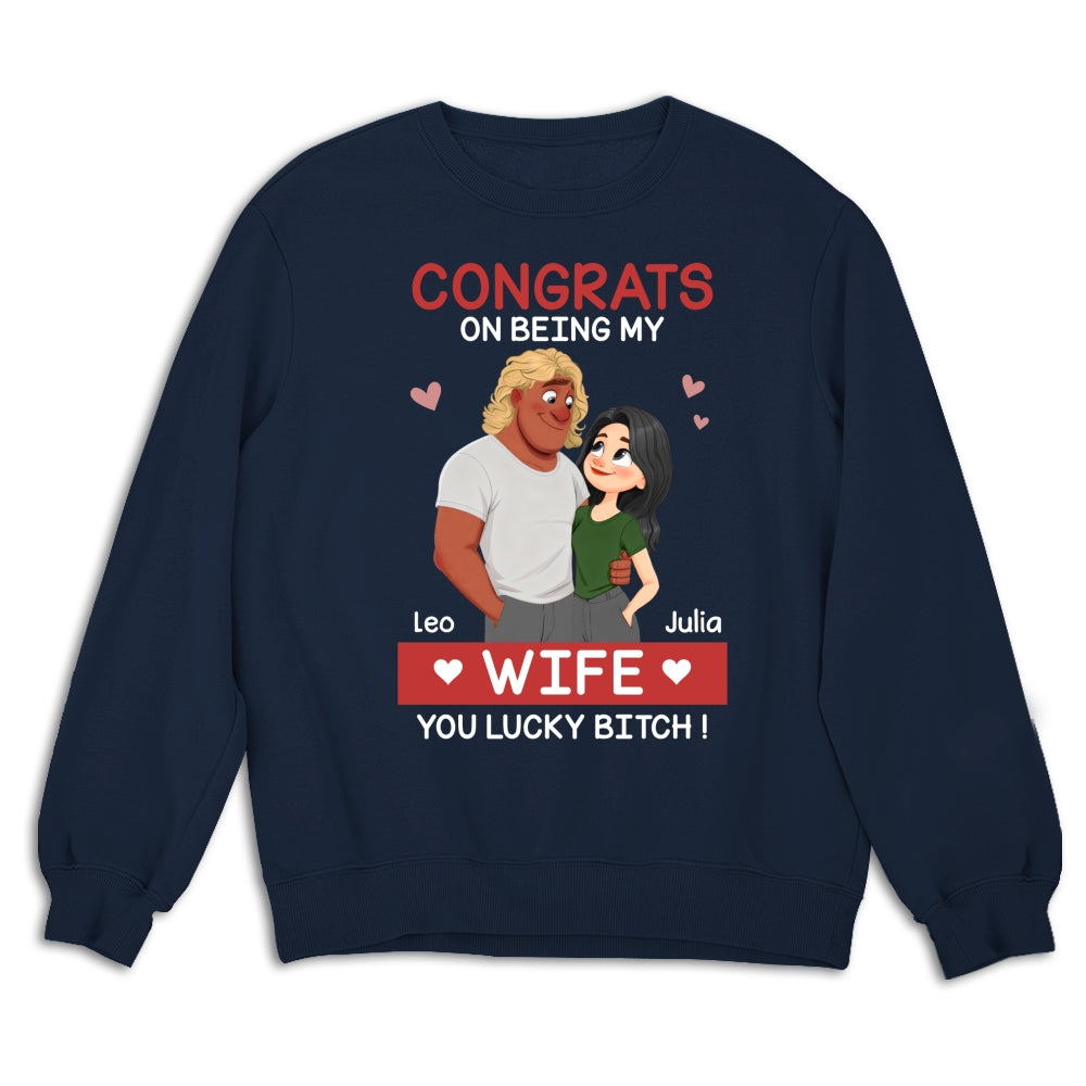 Custom Christmas Anniversary Keepsake Gifts For Wife • Together Through Forever - Personalized Shirt