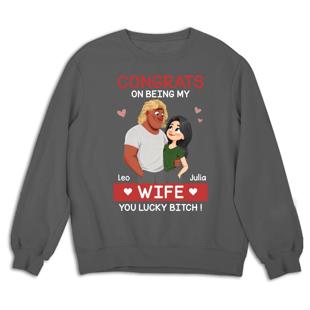 Custom Christmas Anniversary Keepsake Gifts For Wife • Together Through Forever - Personalized Shirt