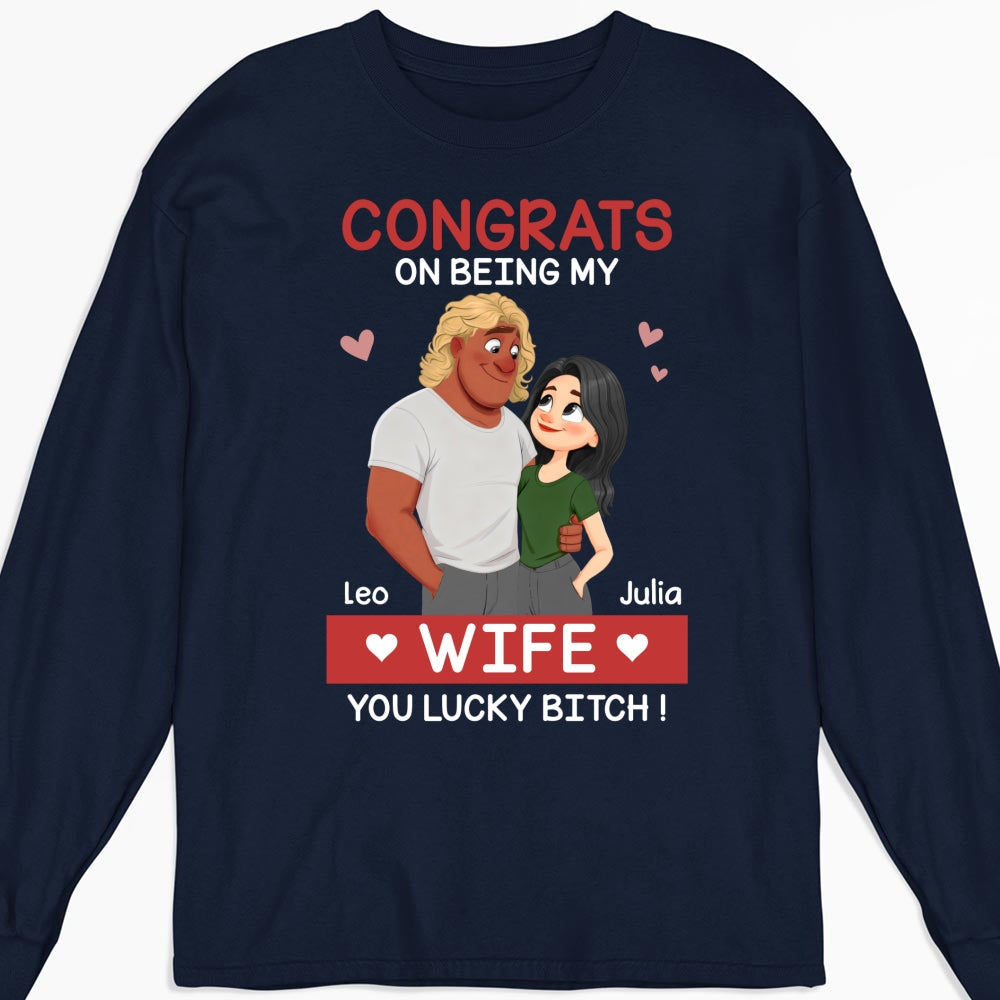 Custom Christmas Anniversary Keepsake Gifts For Wife • Together Through Forever - Personalized Shirt
