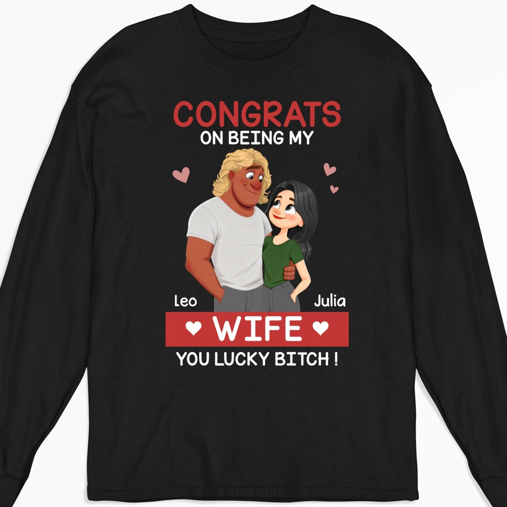 Custom Christmas Anniversary Keepsake Gifts For Wife • Together Through Forever - Personalized Shirt