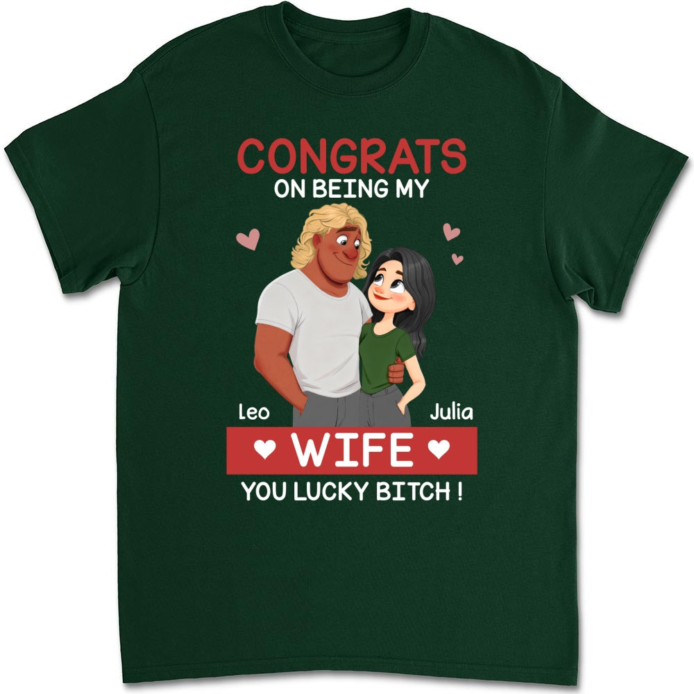Custom Christmas Anniversary Keepsake Gifts For Wife • Together Through Forever - Personalized Shirt