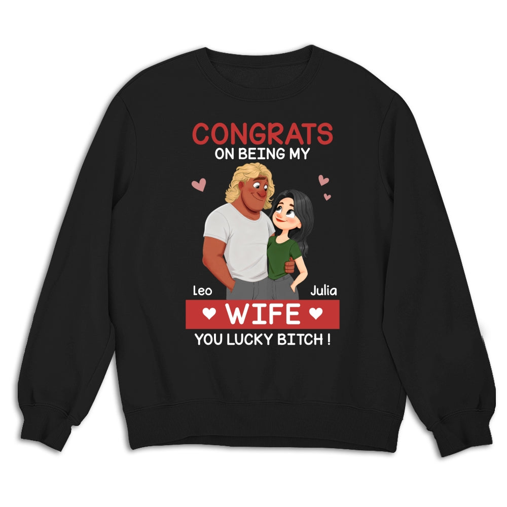 Custom Christmas Anniversary Keepsake Gifts For Wife • Together Through Forever - Personalized Shirt