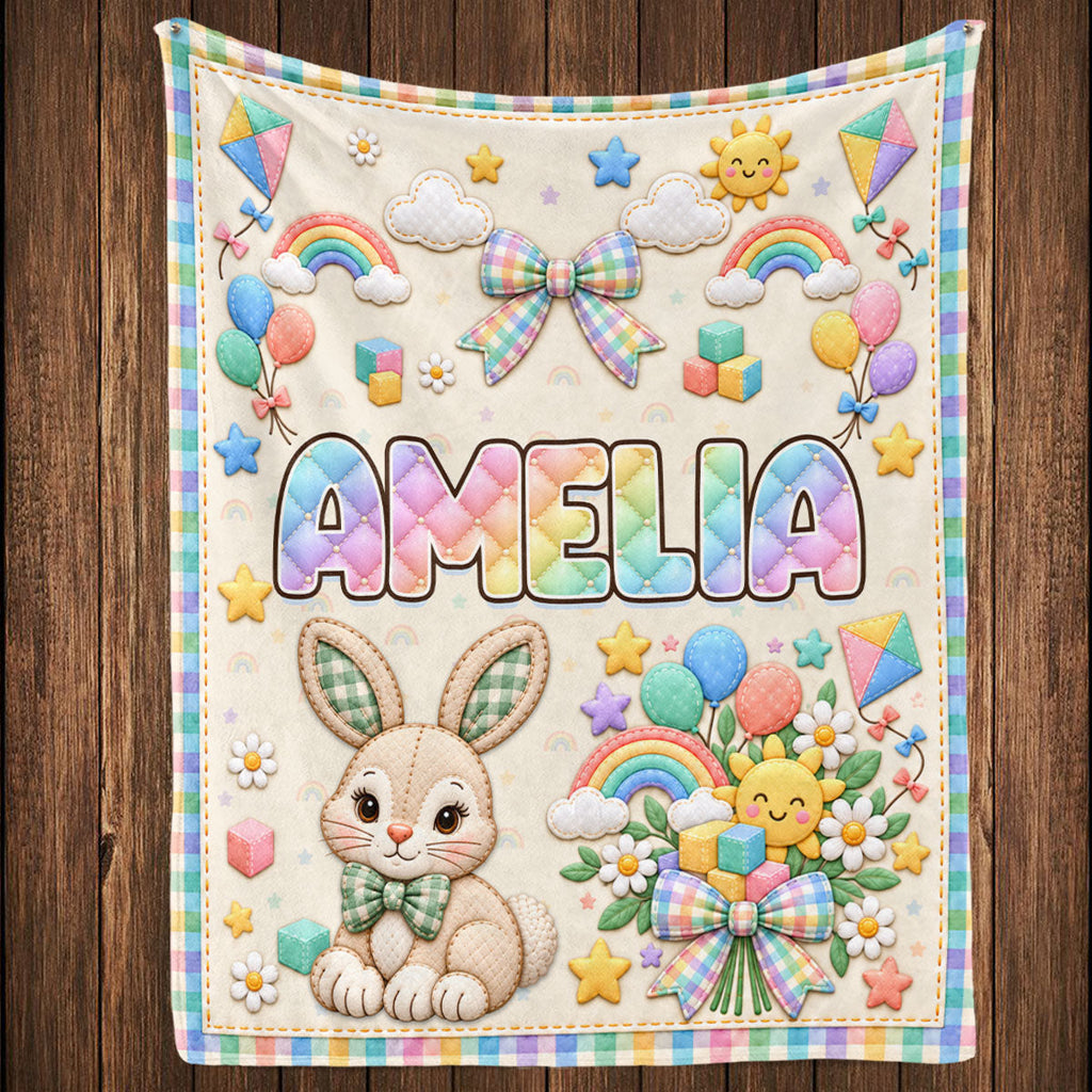 A Little Garden Of Love - Personalized Fleece Blanket