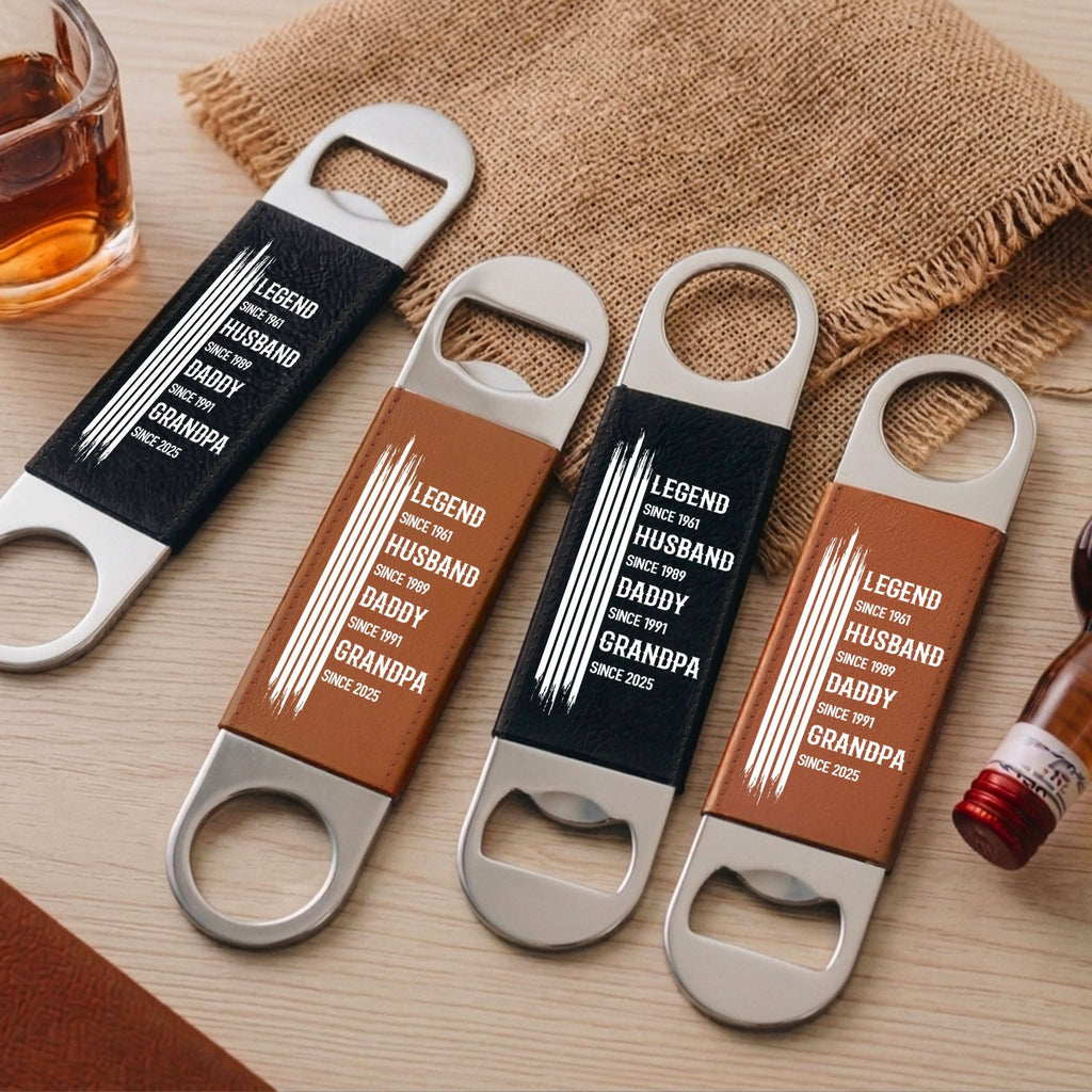 The Original Legend - Personalized Leather Bottle Opener