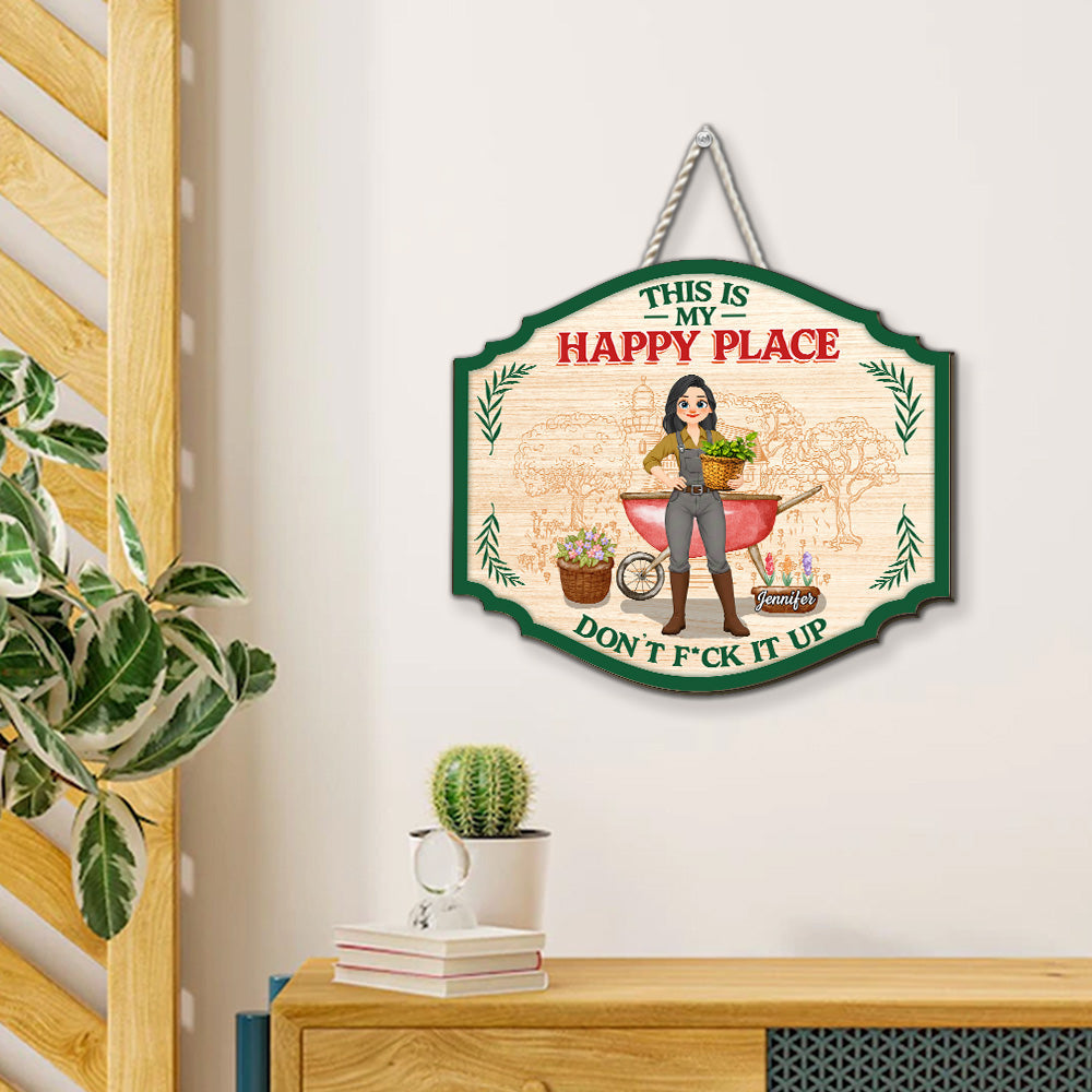 Custom Family Summer Backyard, Patio & Porch Decor • Grow Laugh Love Repeat - Personalized Wood Sign