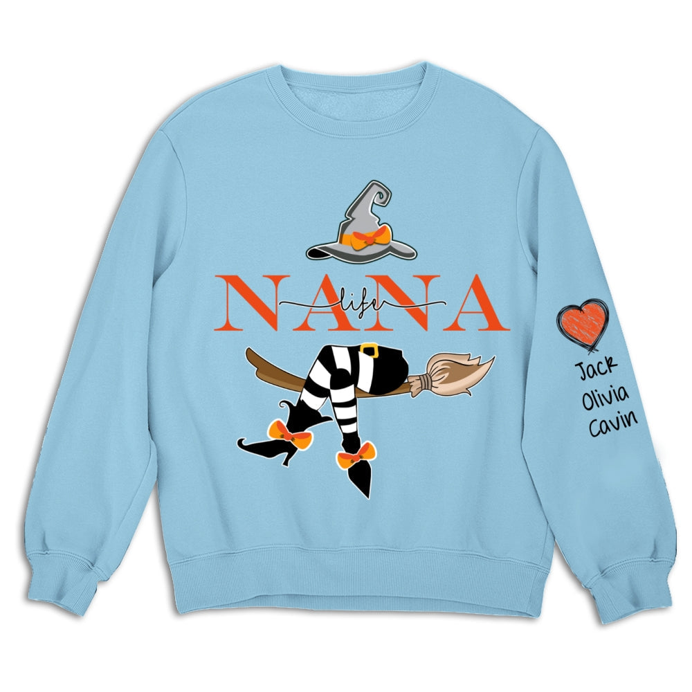 Grandma Life Witch Sweatshirt - Personalized Sweatshirt