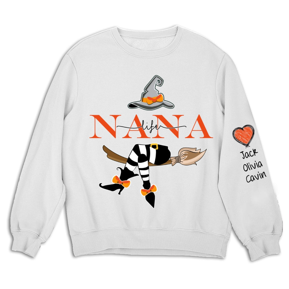 Grandma Life Witch Sweatshirt - Personalized Sweatshirt