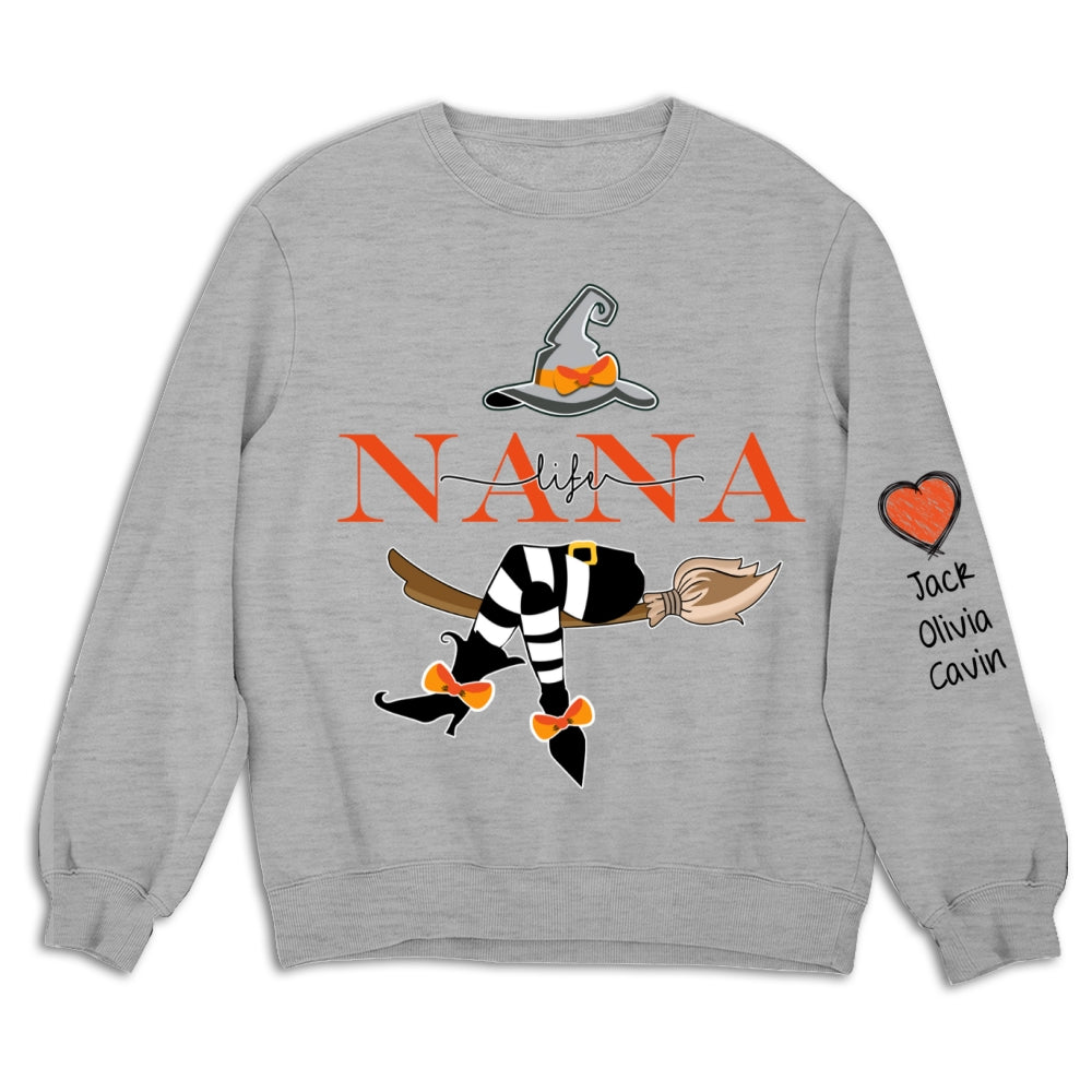 Grandma Life Witch Sweatshirt - Personalized Sweatshirt