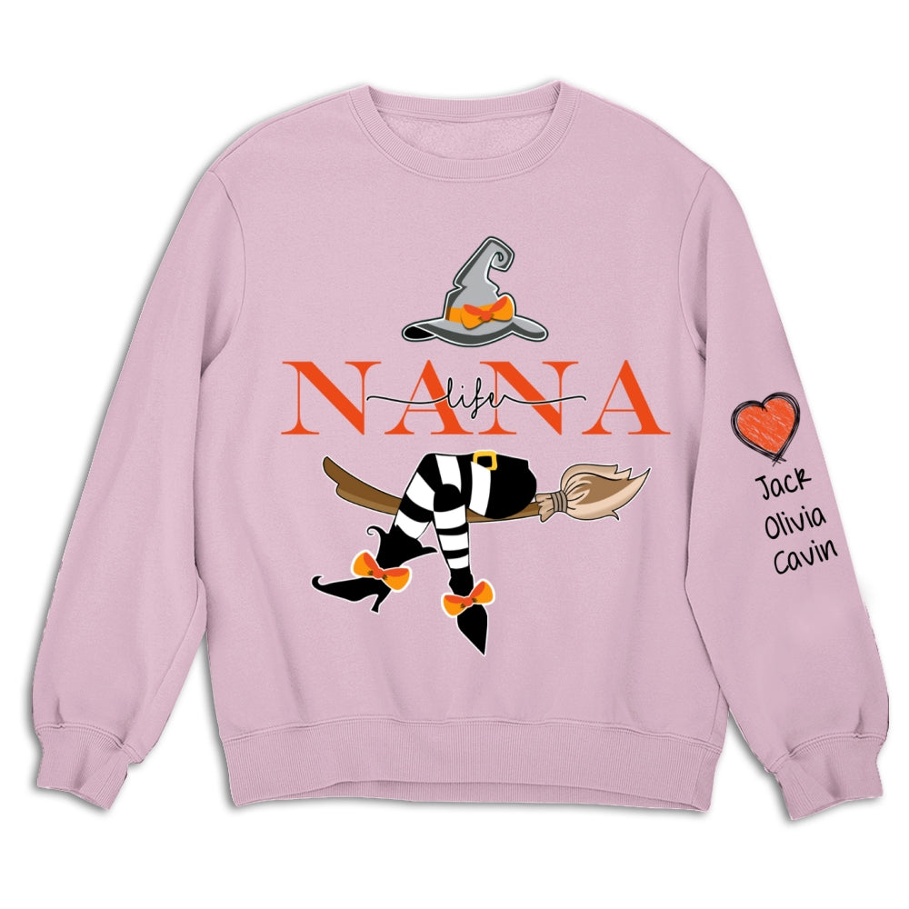 Grandma Life Witch Sweatshirt - Personalized Sweatshirt