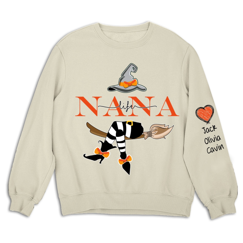 Grandma Life Witch Sweatshirt - Personalized Sweatshirt