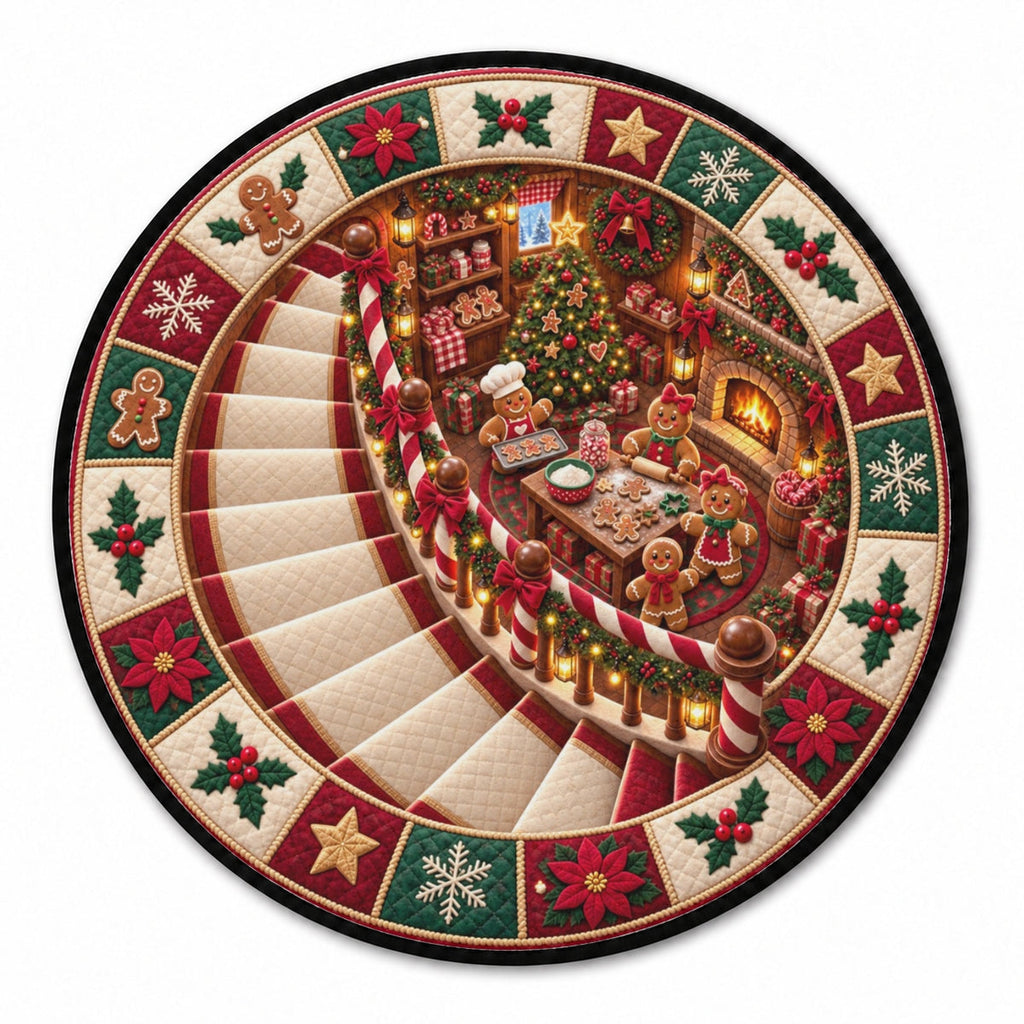 Holiday Party Lovers - Personalized Quilted Mat