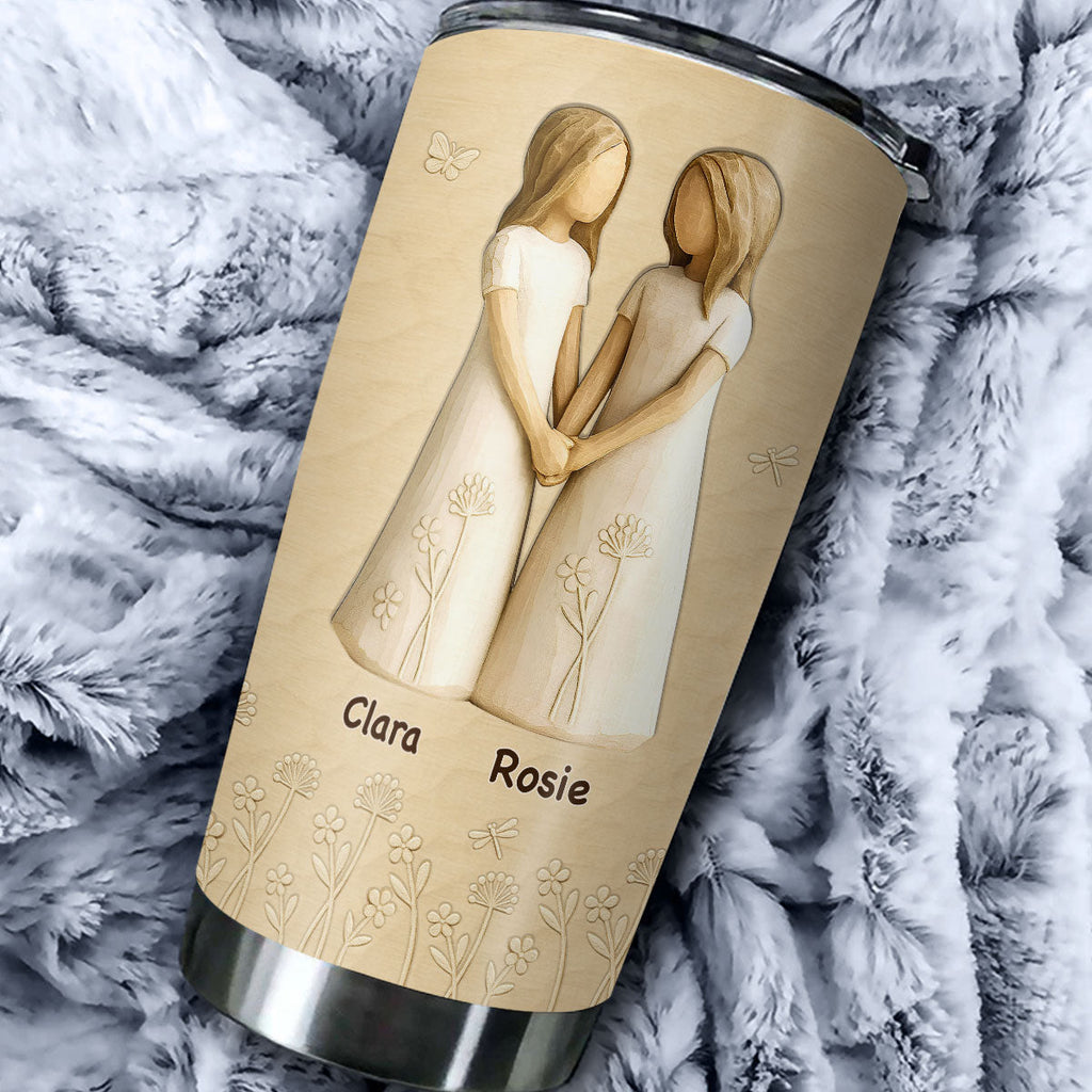 Custom Christmas Birthday Gifts For Best Friend • You Are The Sister I Got To Choose - Personalized 3D Inflated Effect Tumbler