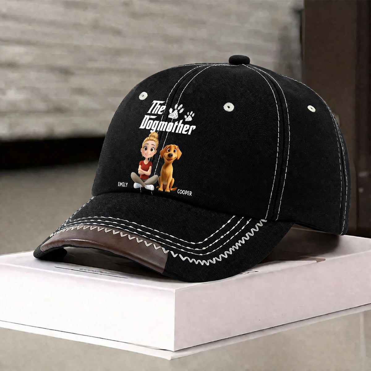 Cool Dog Mother - Personalized Vintage Soft Baseball Cap