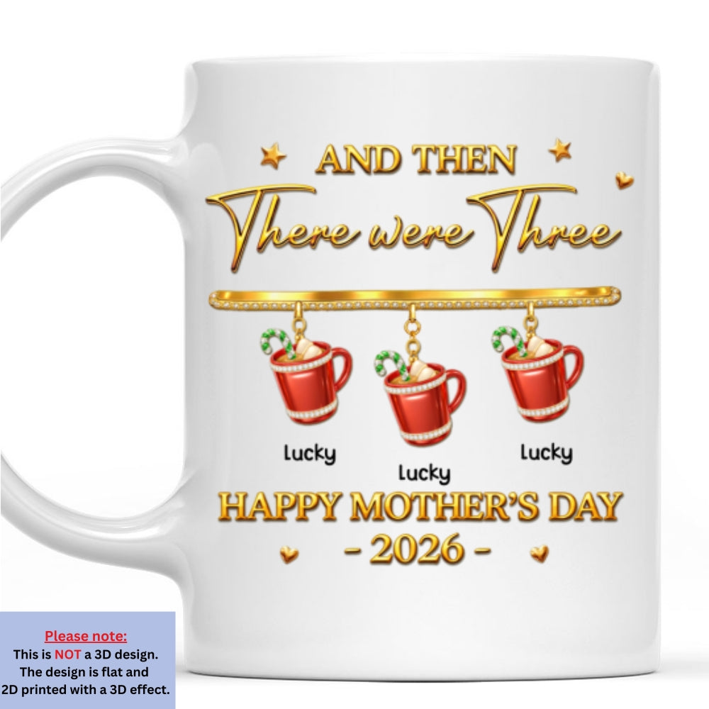 Custom First Mother's Day, Christmas Gift for New Mom • Our Family Grew - Personalized 3D Inflated Effect Mug