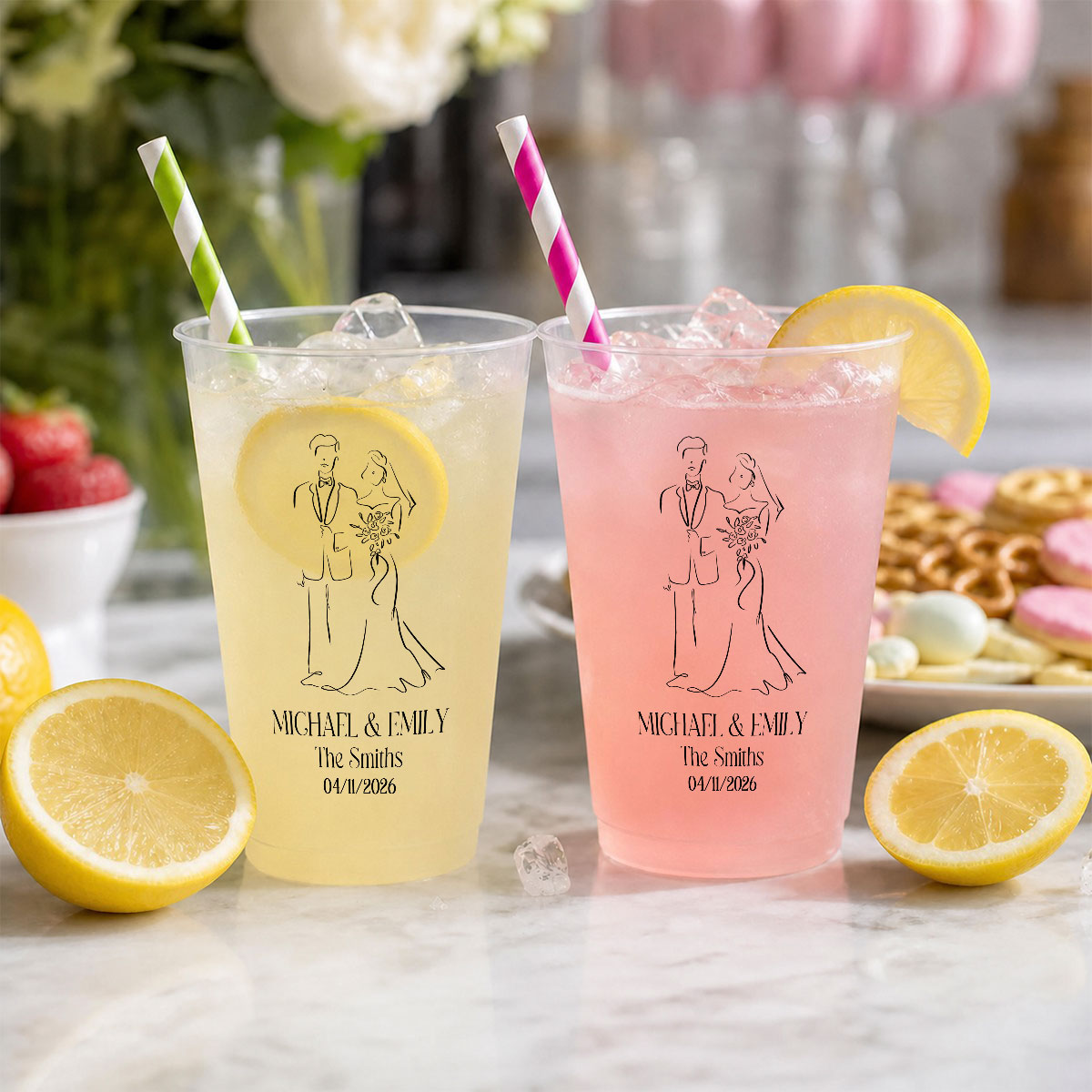 Our Wedding - Personalized Frosted Cup