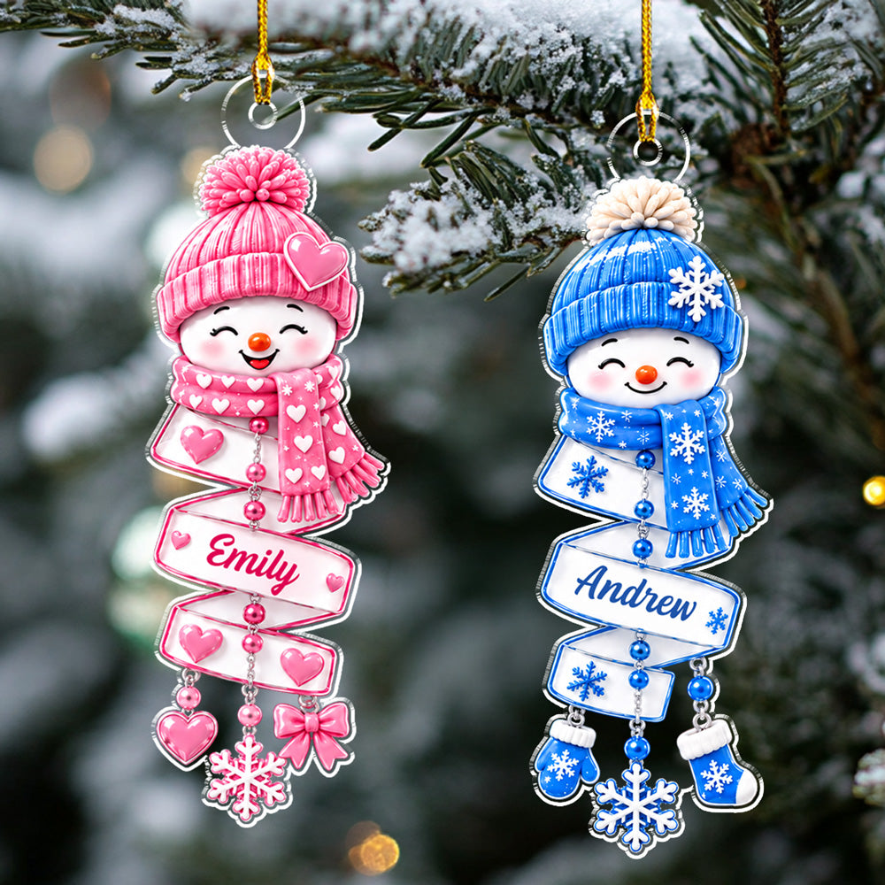 Custom Family Ornament, Christmas Gift for Family Members •  Christmas Cheer - Personalized Acrylic Ornament