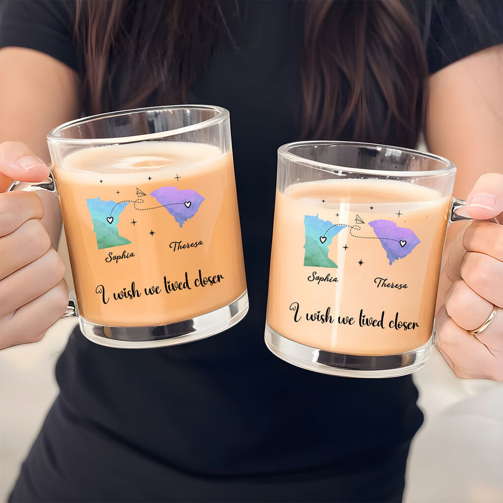 Custom Best Friend, Christmas & Birthday Friendship Keepsake Gift • Good Friends And Good Drinks Make Life Better - Personalized Glass Mug