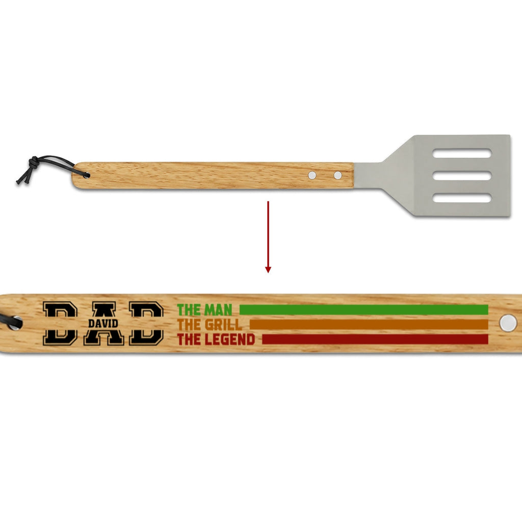 The Man The Grill The Legend - Personalized Grill Spatula