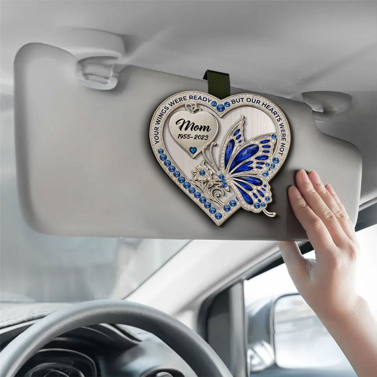 Your Wings - Personalized Car Visor Clip