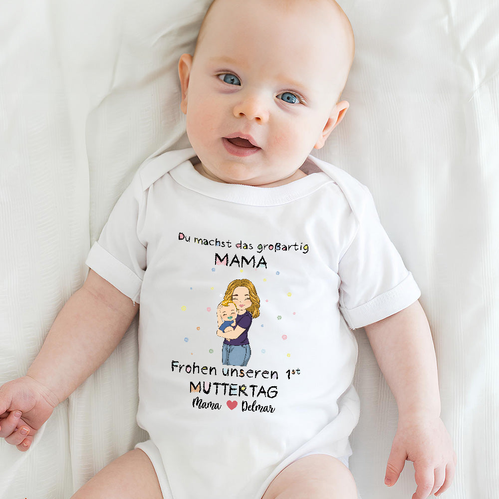 Du Machst Das Großartig - Personalisierter Baby-Body