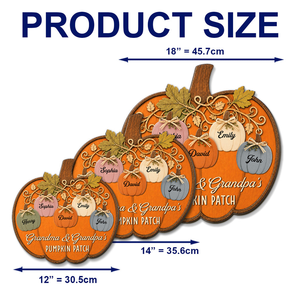 Our Little Pumpkin Patch - Personalized Wood Sign