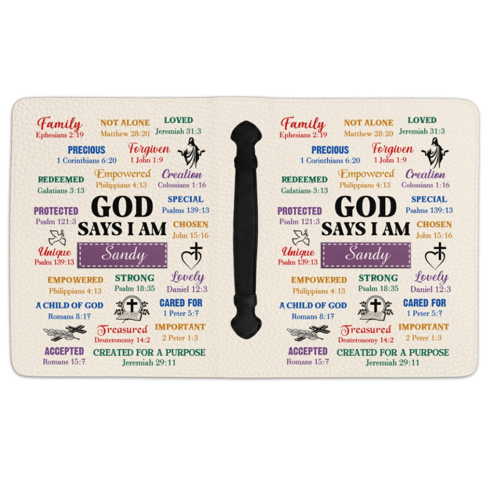 Covered By Grace - Personalized Bible Cover