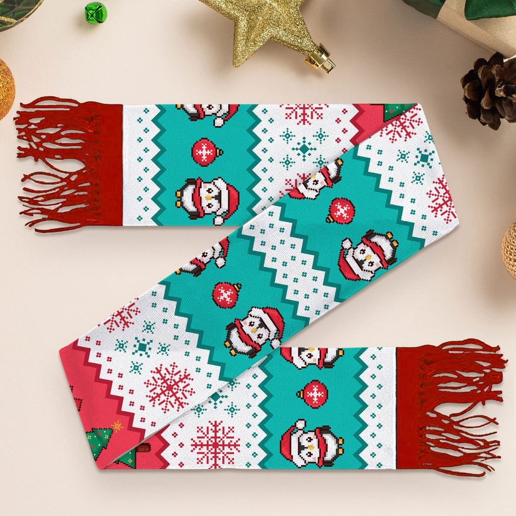 Cute Christmas Character - Personalized Scarf