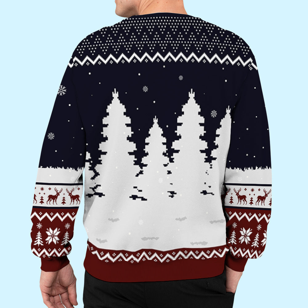 Custom Couple Christmas Sweatshirt, Anniversary Gift • Still Going Strong - Personalized All-Over-Print Sweatshirt