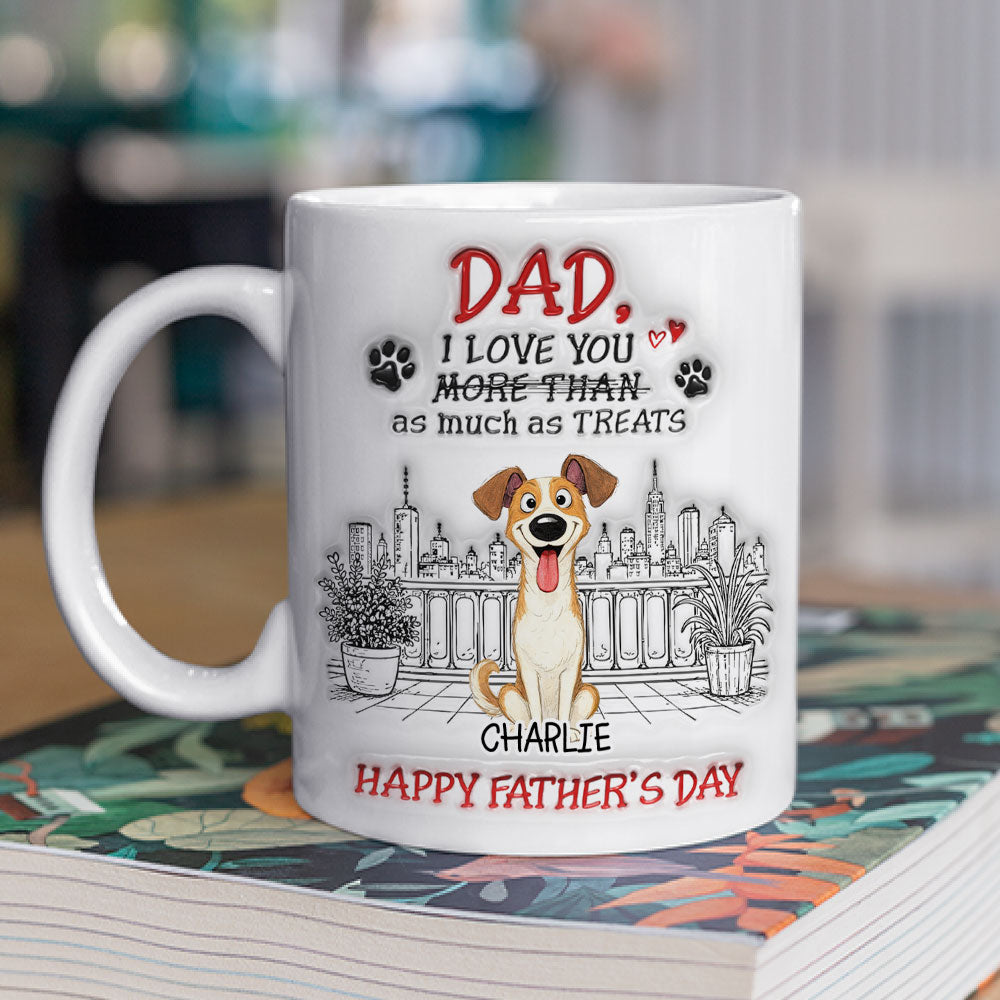 Custom Christmas & Birthday Keepsake Gift • More Than - Personalized 3D Inflated Effect Mug