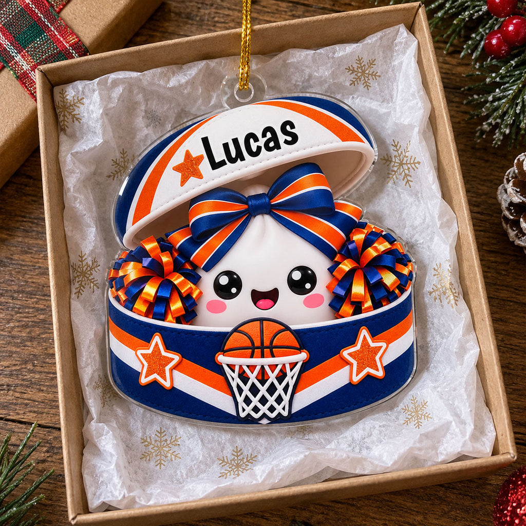 Custom Family Ornament, Christmas Gift for Family Members •  Little Holiday Spirit - Personalized Acrylic Ornament