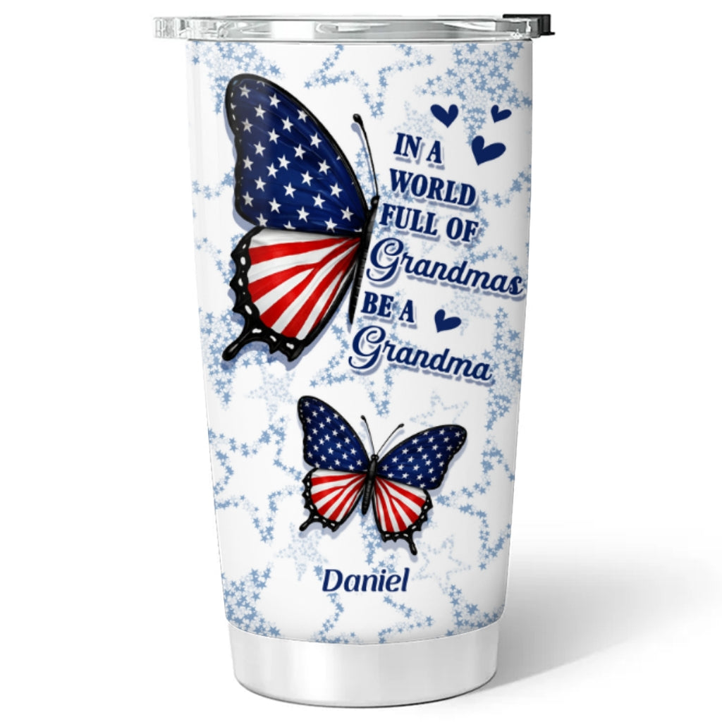 Custom Christmas Birthday Gifts For Grandma • Full Of Grandmas - Personalized Tumbler