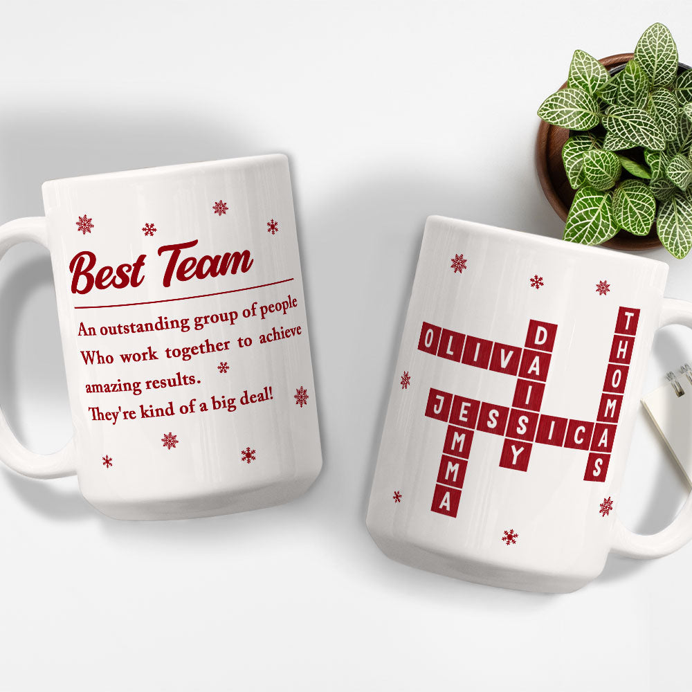Custom Coworker, Christmas & Birthday Team Appreciation Gift • Kind Of A Big Deal - Personalized Coffee Mug
