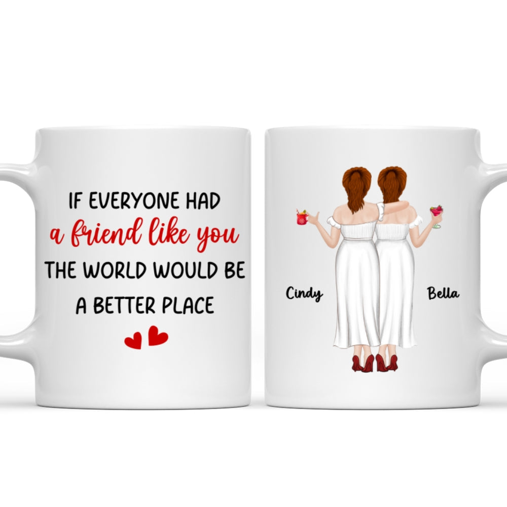 Custom Best Friend, Christmas & Birthday Friendship Keepsake Gift • Friends Like You - Personalized Coffee Mug
