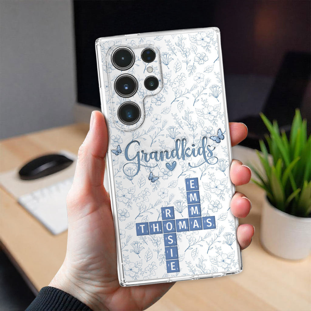 Flower Grandkids - Personalized 3D Inflated Effect Phone Case