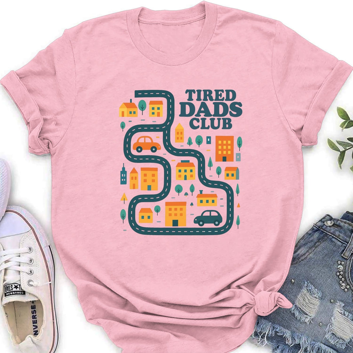 Custom Father's Day, Special Gift for Dad & Grandpa • Tired Dads Husbands Club - Personalized Shirt