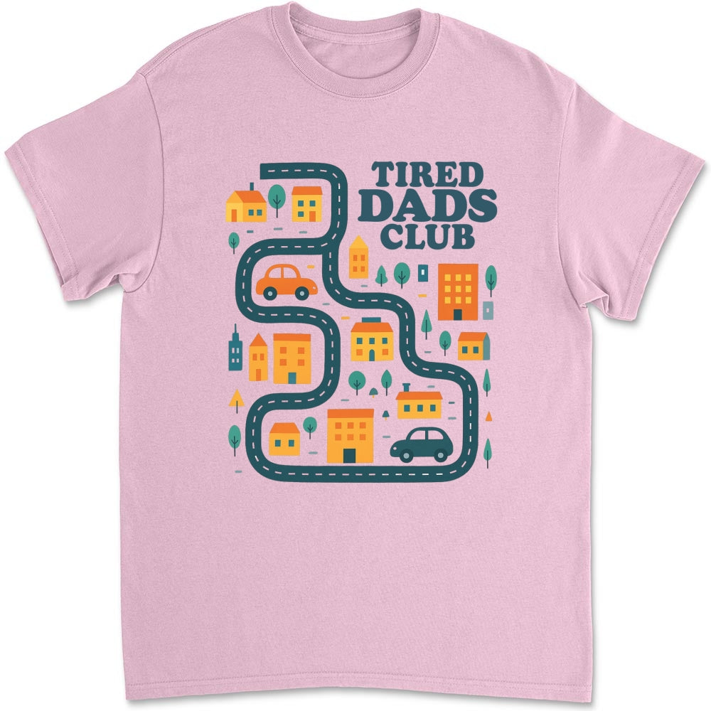 Custom Father's Day, Special Gift for Dad & Grandpa • Tired Dads Husbands Club - Personalized Shirt