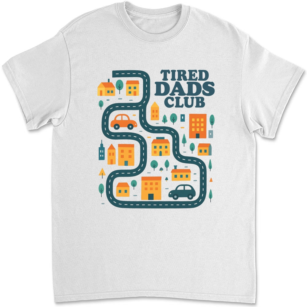 Custom Father's Day, Special Gift for Dad & Grandpa • Tired Dads Husbands Club - Personalized Shirt