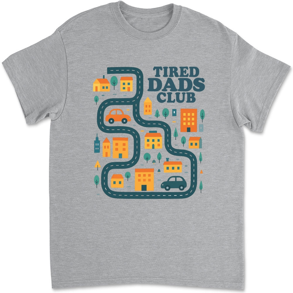 Custom Father's Day, Special Gift for Dad & Grandpa • Tired Dads Husbands Club - Personalized Shirt