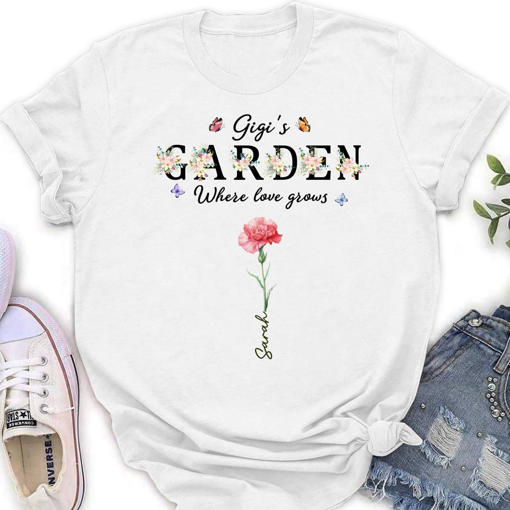 Custom Christmas & Birthday Gift for Grandma • Grandma Garden - Personalized Shirt