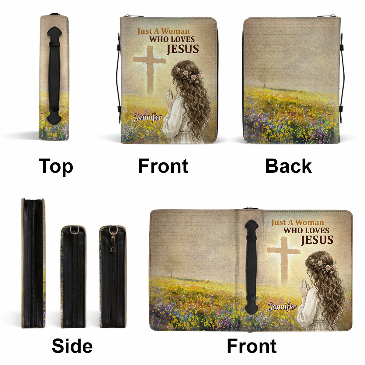 Just A Woman - Personalized Bible Cover