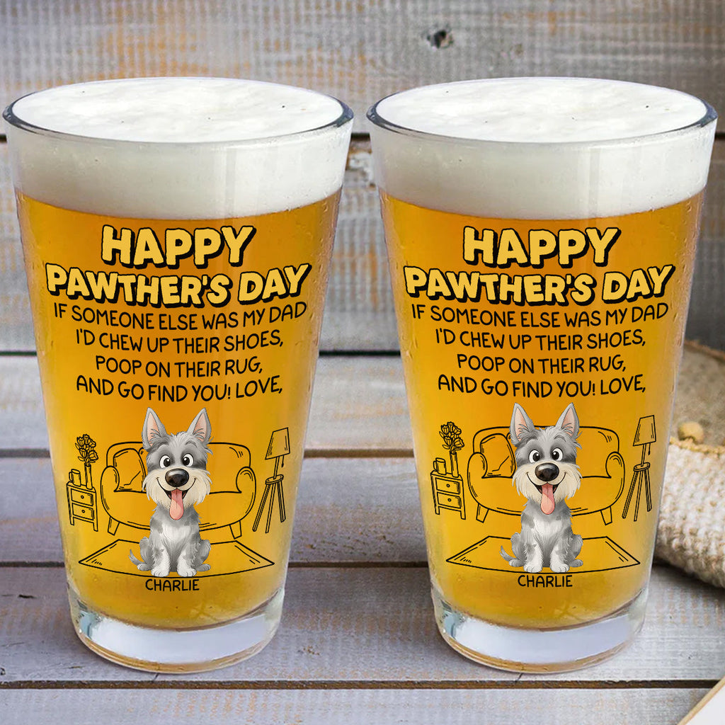 No One Can Be Parent Better Than You - Personalized Beer Glass