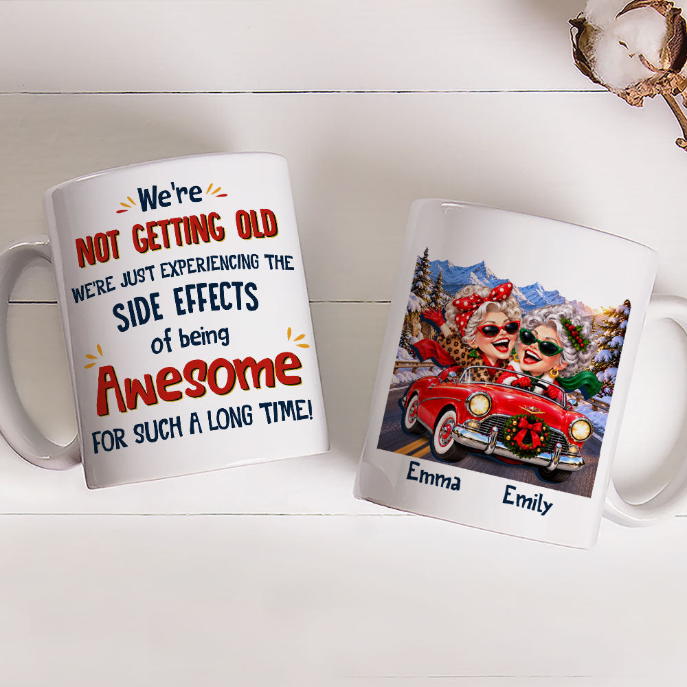 Custom Best Friend, Christmas & Birthday Friendship Keepsake Gift • Side Effects Of Awesome - Personalized Coffee Mug