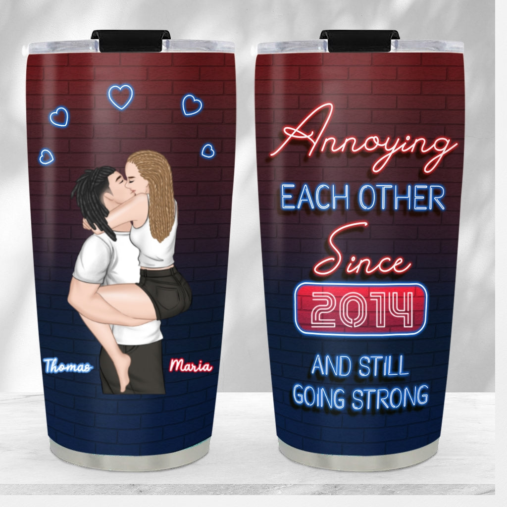 Annoying Each Other - Personalized Tumbler